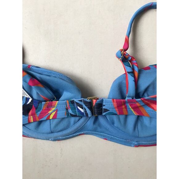 Tabitha Brown Target Bikini Top Floral Padded Underwire - Picture 7 of 7